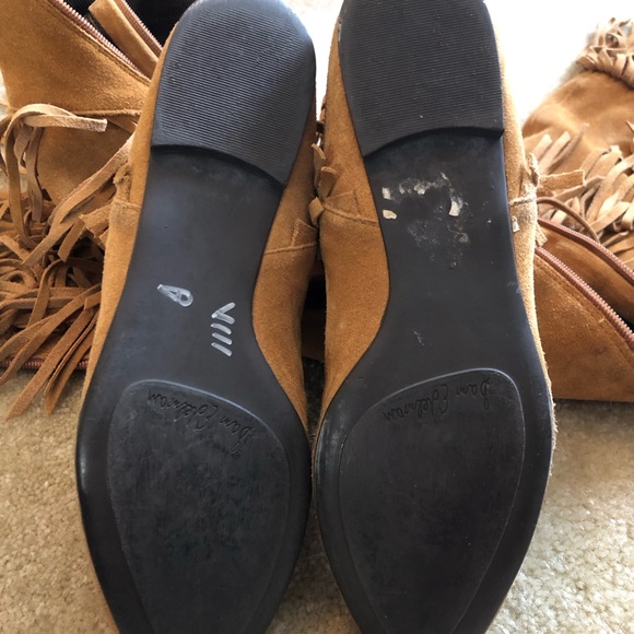 Tall Sam Edelman suede fringe boots - Picture 4 of 9